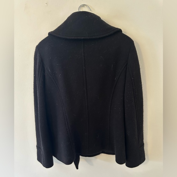 Elliott Lauren Navy 6 Button Wool Pea Coat - size medium - Picture 6 of 7